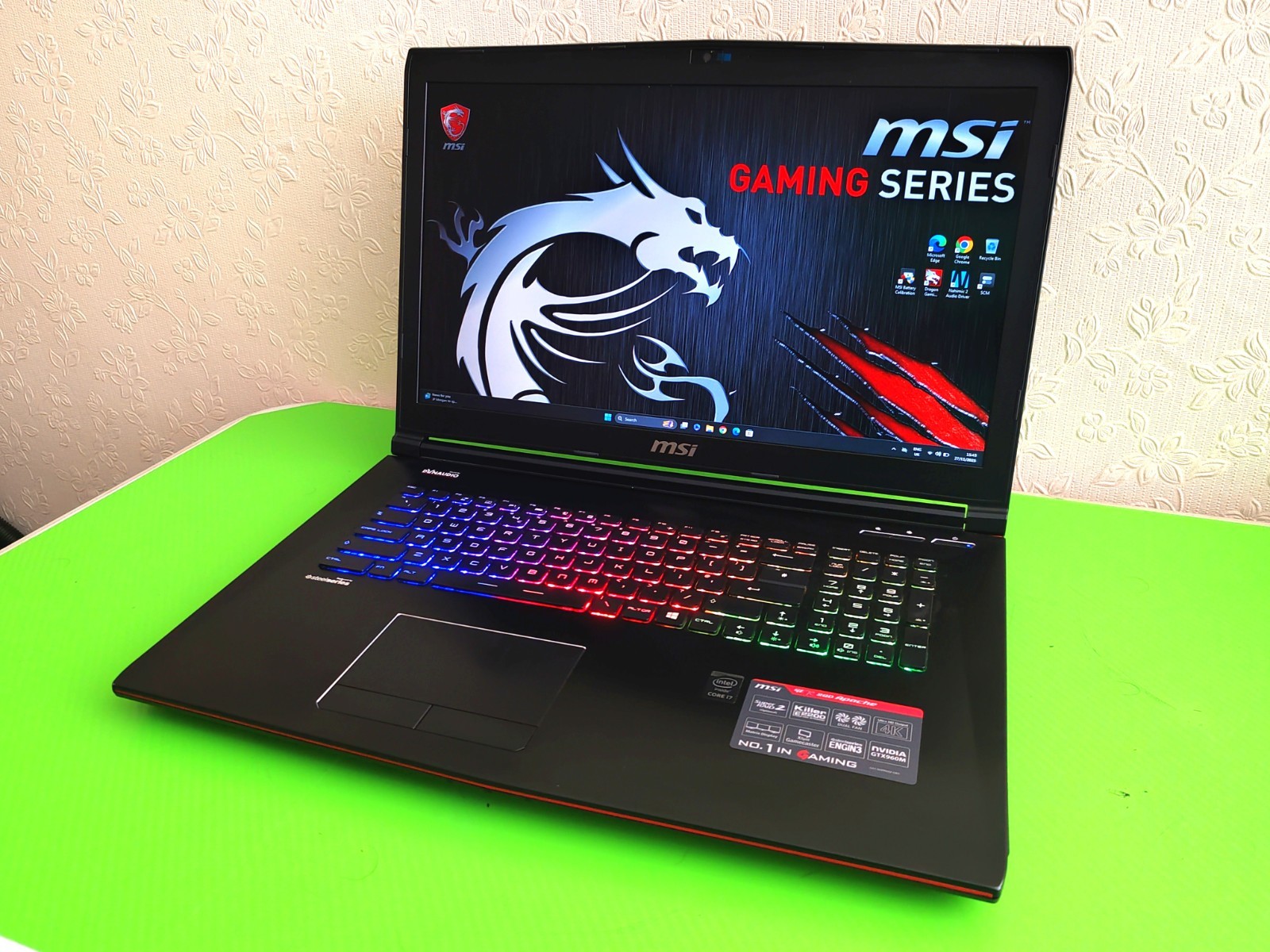 Core i7 Gaming Laptop Msi With 20GB RAM 750GB Storage M.2 SSD And HDD VR Ready