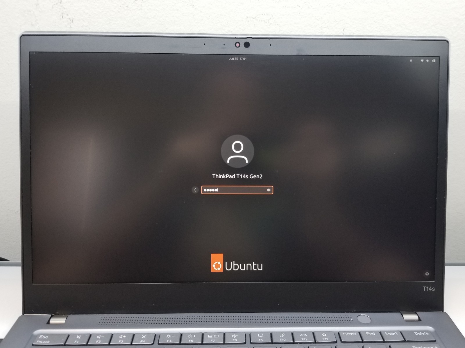 AS-IS Lenovo ThinkPad T14s 14″ i7-1185G7 1.2GHz 16GB 256GB NVMe Iris Xe Ubuntu