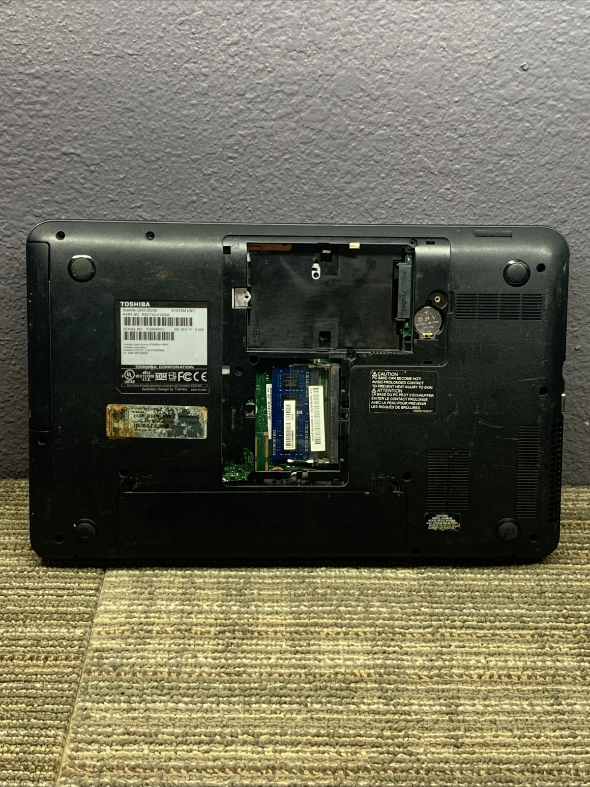 Acer Aspire 5733-6424 Laptop ASIS Intel Pentium I3 Processor 505