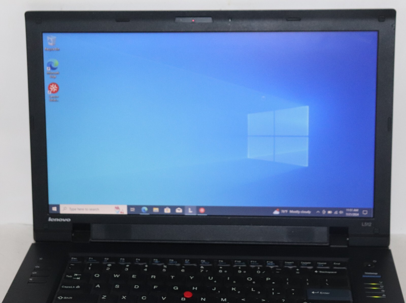 Lenovo ThinkPad L512(i3,128GBSSD, 2.40GHz, 6GB, WIN.10 PROF, WIFI READY)Webcam