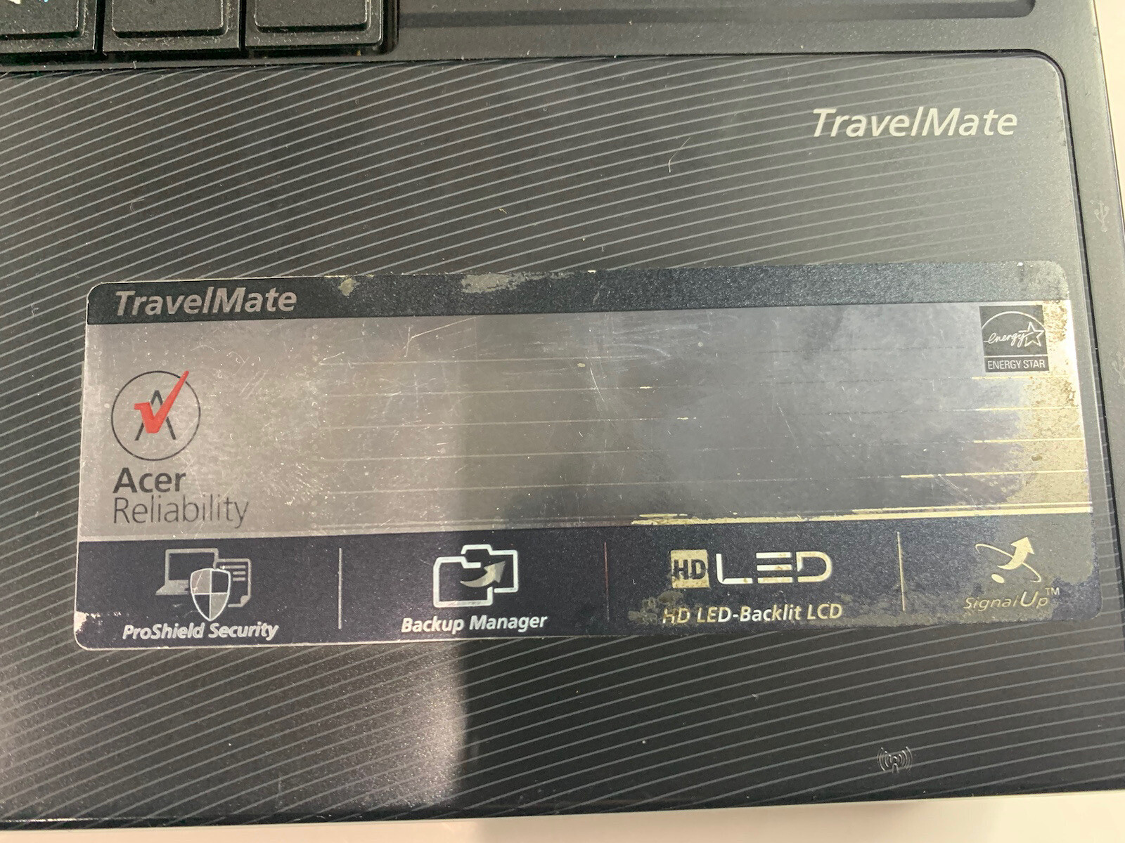Acer Travel Mate 5760-6477 Laptop No Hard Drive No AC Adapter As Is For Parts!