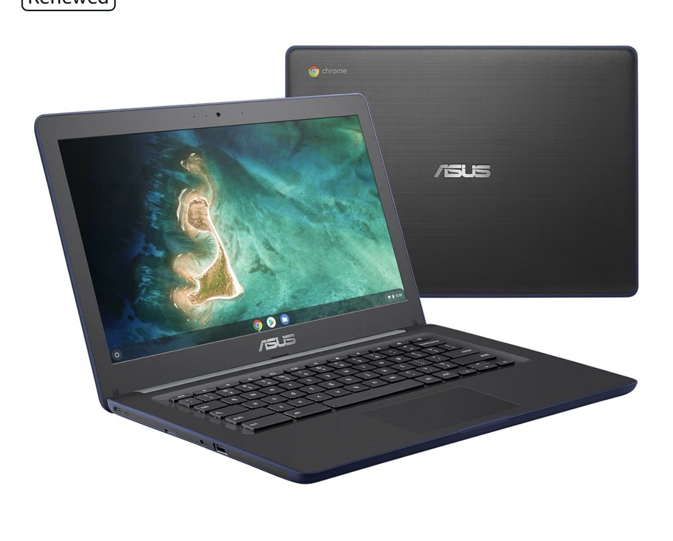 ASUS Chromebook C403 Celeron 4GB RAM, ChromeOS 32GB SSD, U20 Laptop Notebook PC
