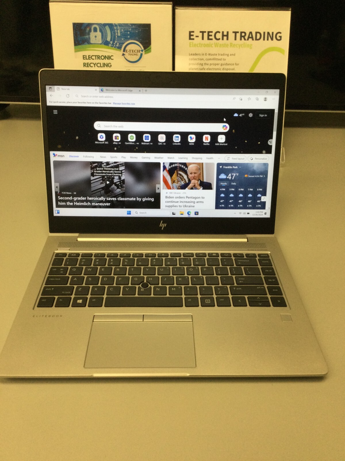 HP EliteBook 840 G5 14″ AMD RYZER 3 PRO 3TH GEN 2.10GHz 16GB RAM 128GB SSD
