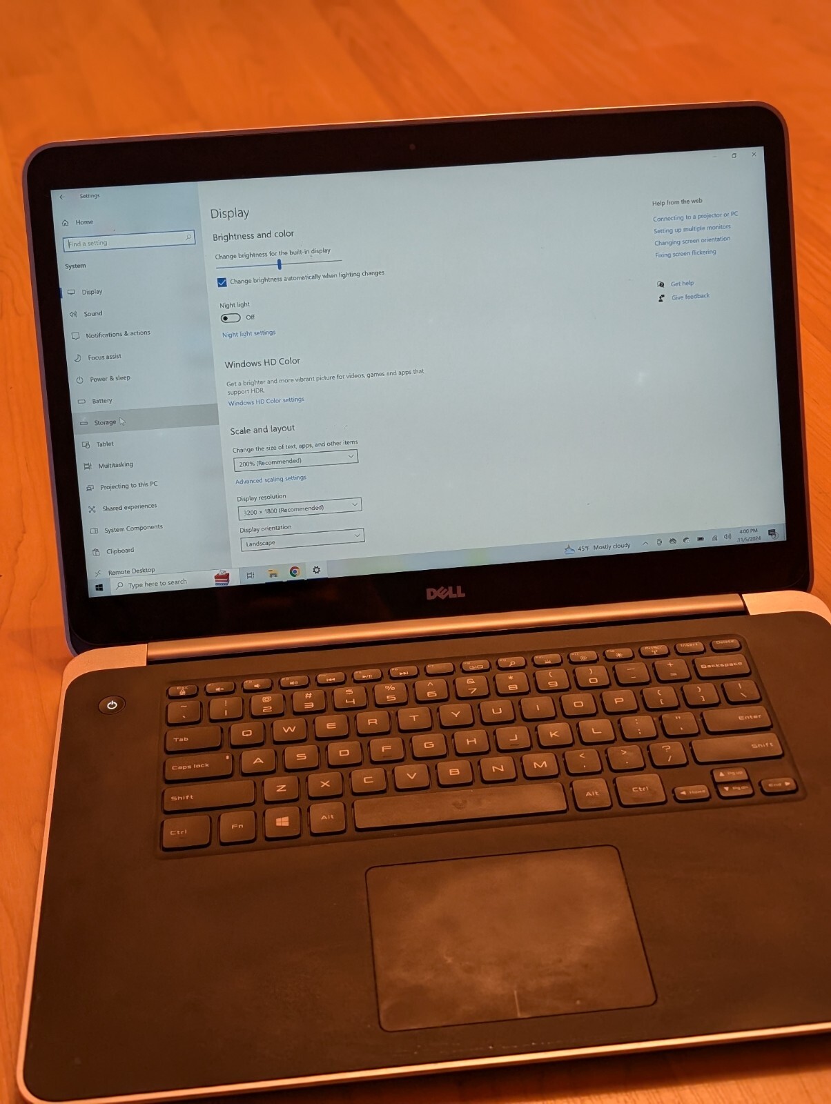 Dell XPS 15 9530 15.6″ QHD+ Touch I7-4712HQ 512GB SSD 8GB W10 GeForce GT 750M