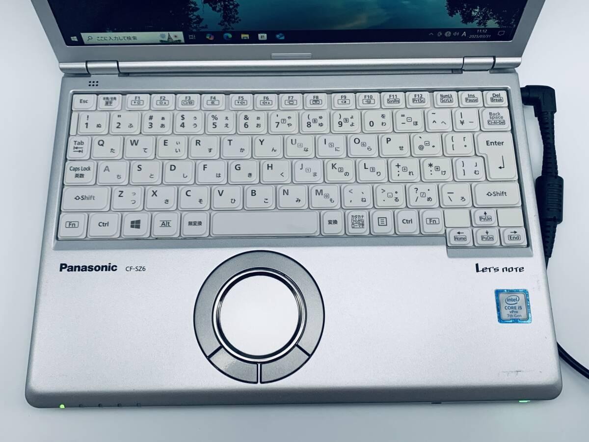 Panasonic Let’s note CF-SZ6 Intel Core i5-7300U SSD 256GB RAM 8GB Windows 11 Pro