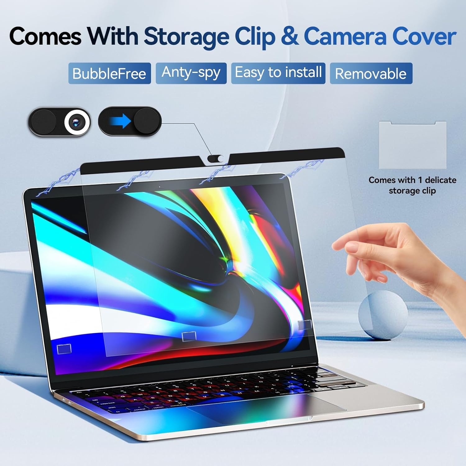 Magnetic Anti Blue Light Screen Protector for MacBook Pro 16 Inch (2021-2026)