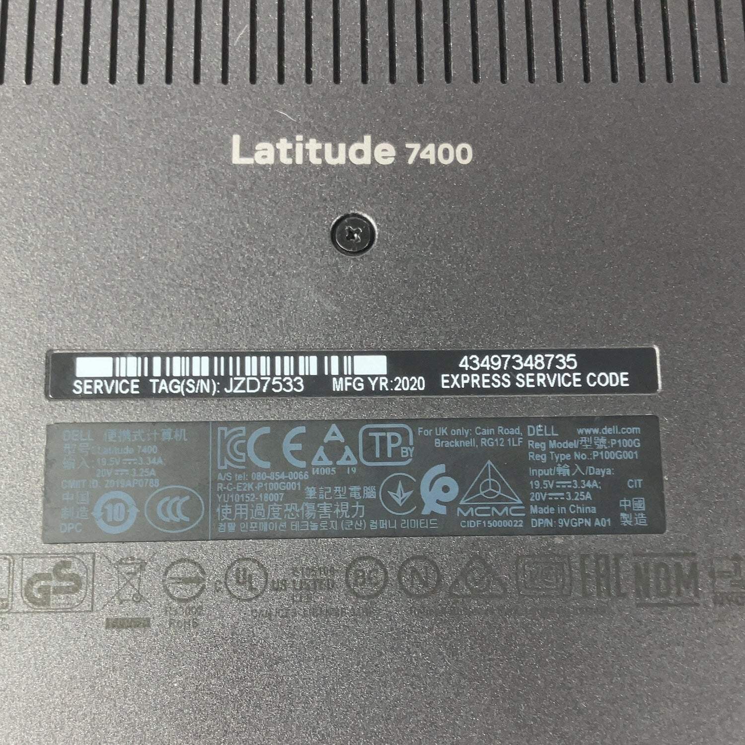 Dell Latitude 7400 14″ i7-8665U 1.9GHz 8GB RAM 256GB SSD WIN 11