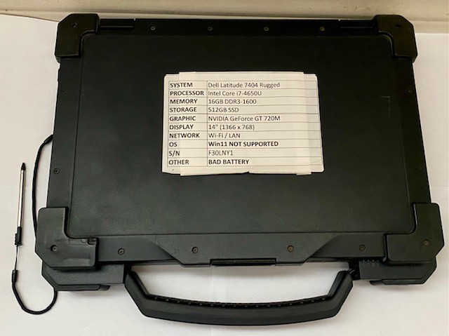 Dell Latitude 7404 Rugged 14″ i7-4650U 16GB 512GB SSD