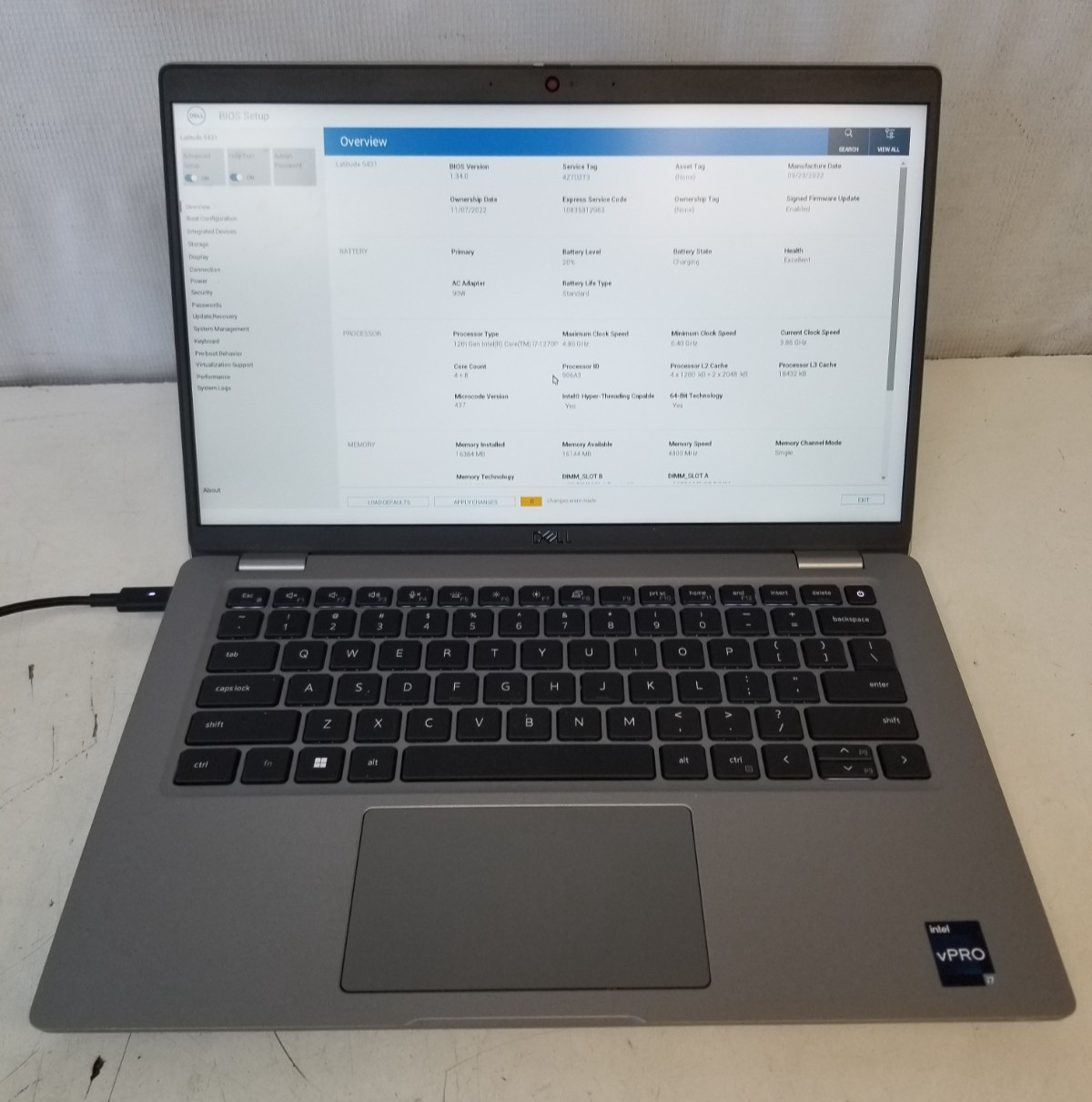 Dell Latitude 5431 14″ Intel i7-1270P 16GB DDR5 NO HDD NO OS/ FREE DELIVERY
