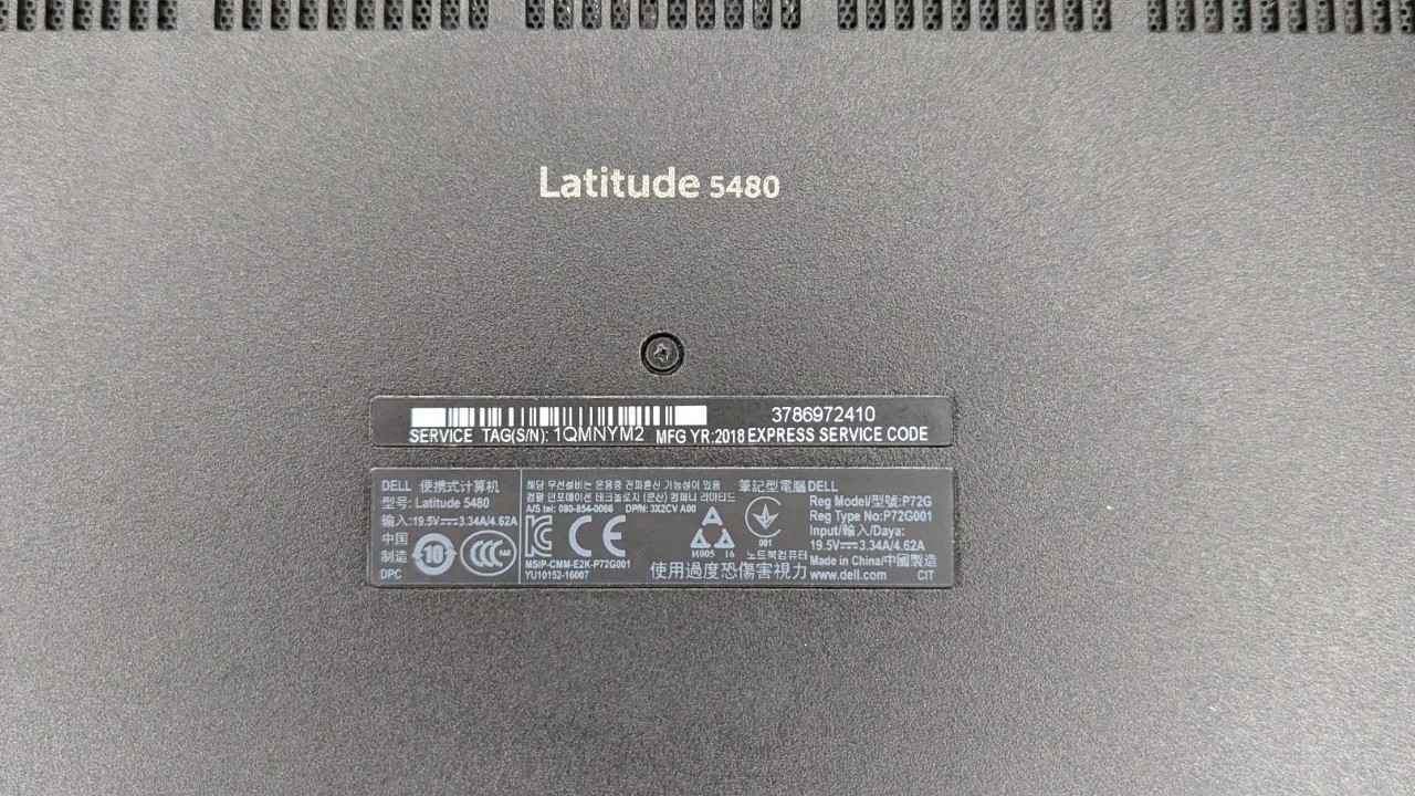 Dell Latitude 5480 14″ Laptop i5-7440HQ 2.80GHz 16GB RAM 128GB SSD Win 11 Pro