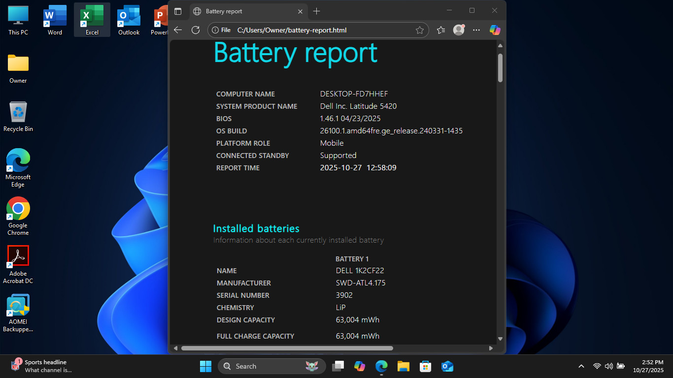Dell Latitude 5420 Laptop 14″ HD i5-1145G7 512GB NVME SSD 16GB Ram W11 Pro