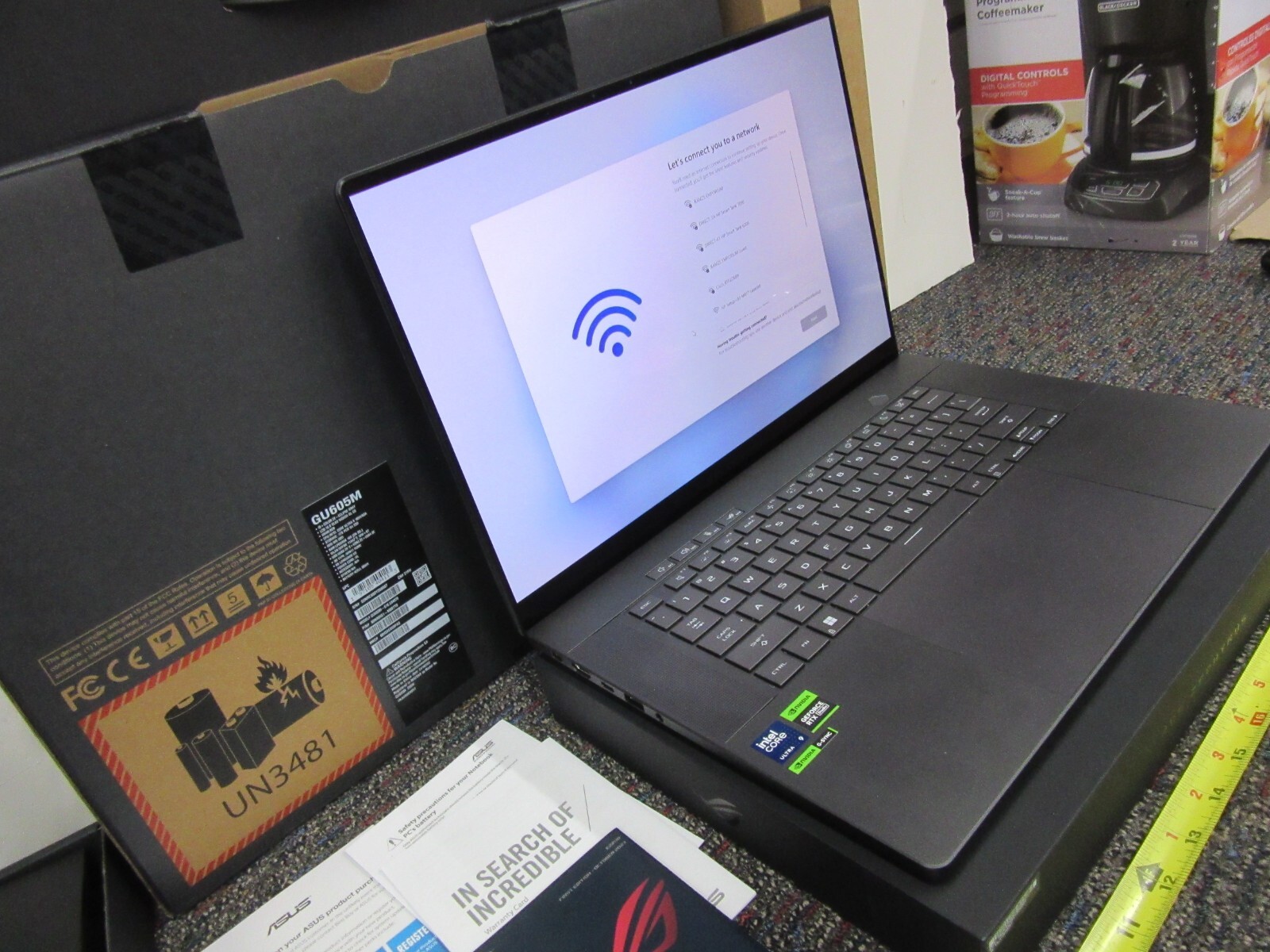 Nvidia GU605M Gaming Notebook 185H/BGA 8GB VRAM w/ RTX 4070 video card