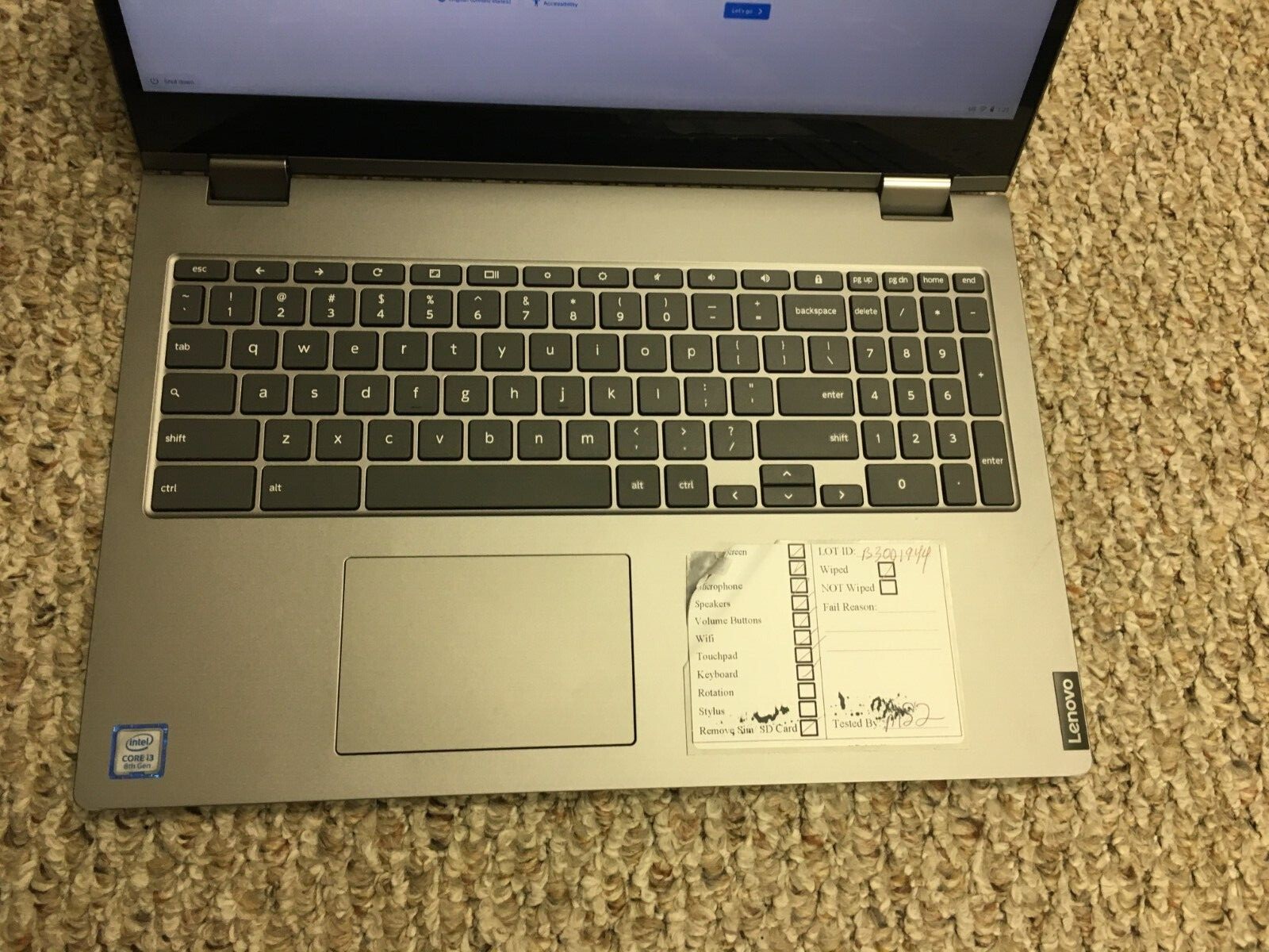 Lenovo Chromebook C340-15 Intel Core i3, Mineral Gray, 4GB / 64GB