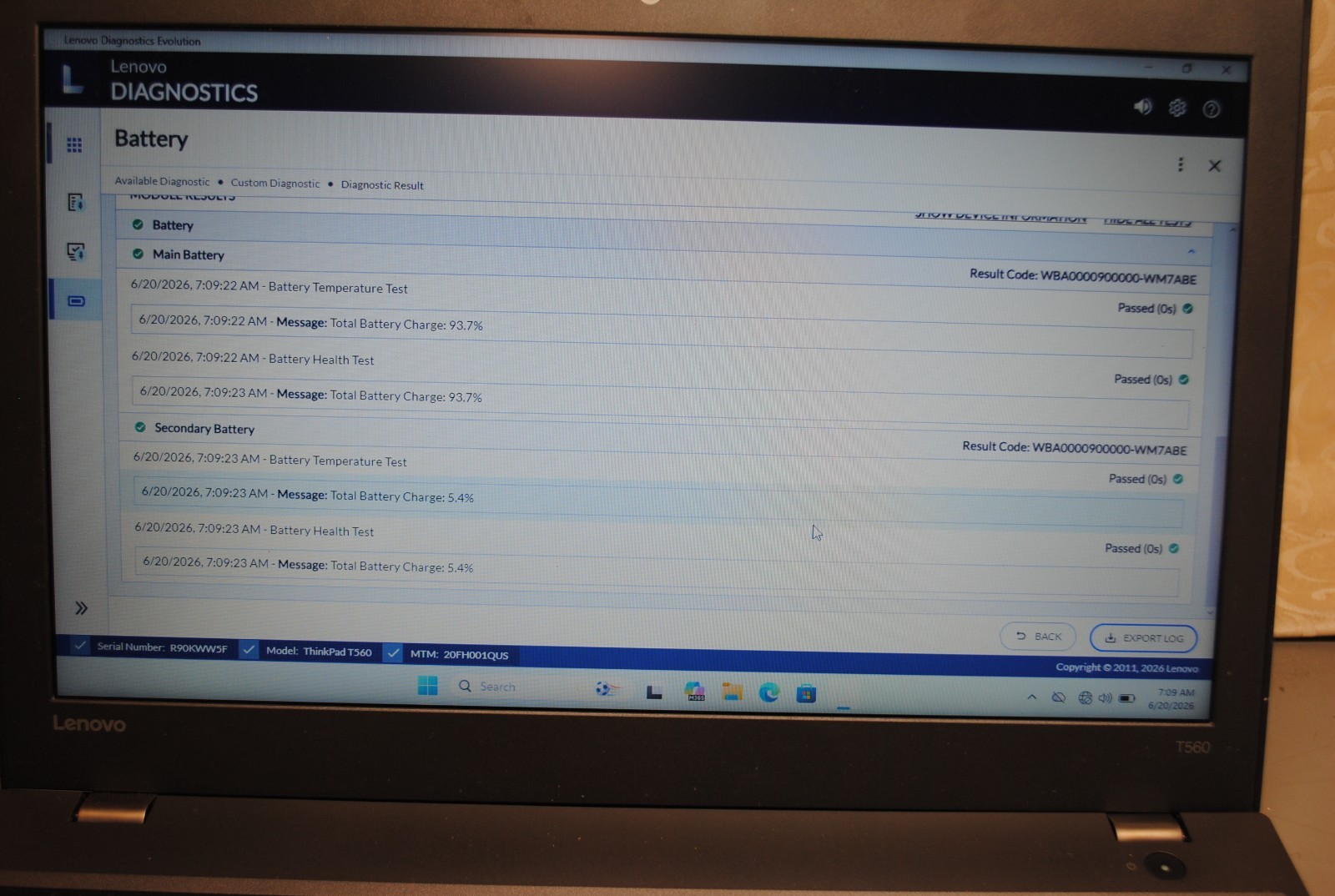 Lenovo Thinkpad T560 I5-6200U 2.30GHz 16GB 240GB WIN11 PRO FREE SHIPPING
