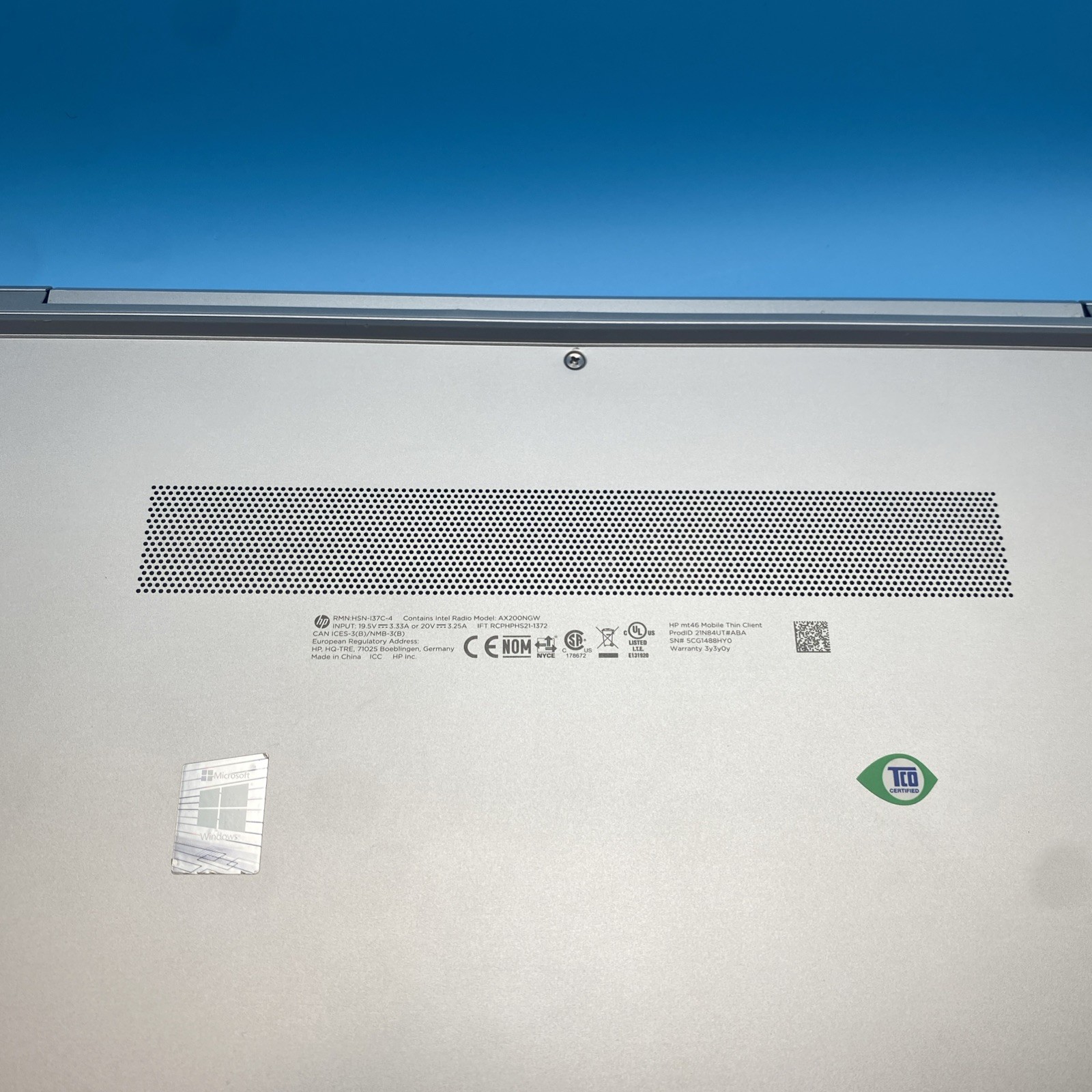 HP EliteBook mt46 Ryzen 3 Pro 4450U 2.5GHz 16GB 1TB SSD WCam WiFi W11Pro & AC