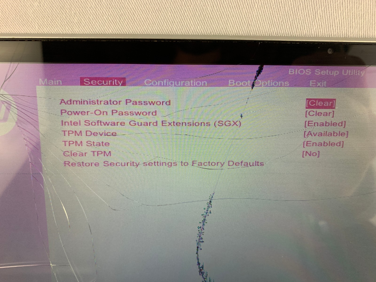 HP 14m-dh1001dx, Intel Core i3-10110U 2.1GHz For Parts/ Repairs, Cracked Screen