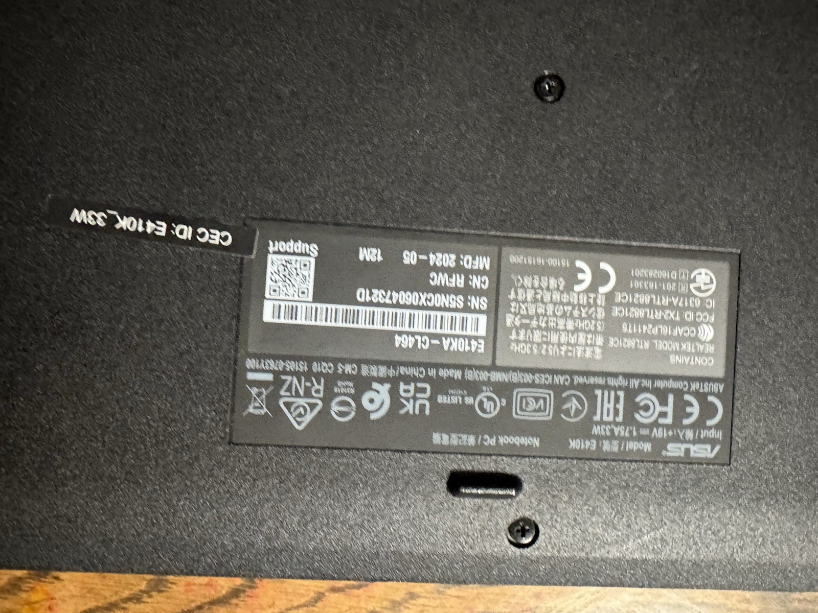 ASUS Vivobook Go 14″ FHD Laptop — Star Black — Clean & Ready (D6)