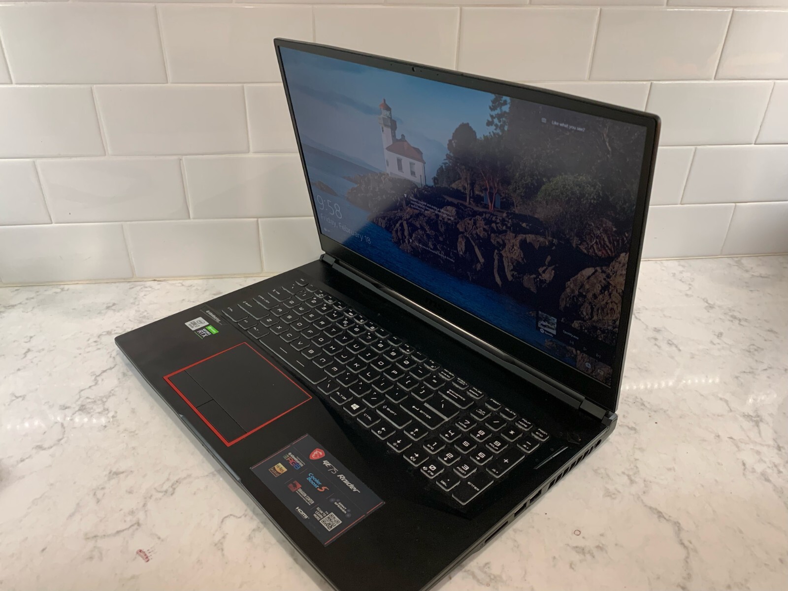 MSI GE75 Raider 17.3 inch (1TB + 512GB, Intel Core i7 10th Gen., 2.60GHz, 16GB)
