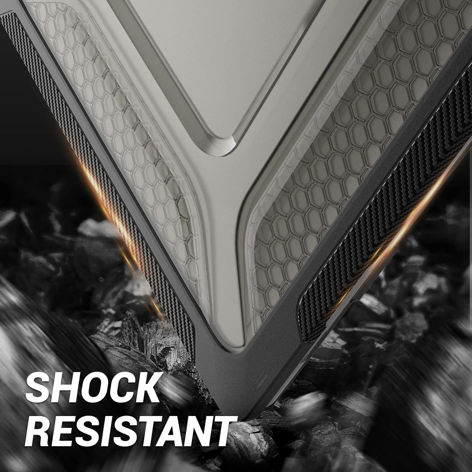 MacBook Pro 16 inch Case with Shock Absorbing Protection, Folding Stand & Mouse