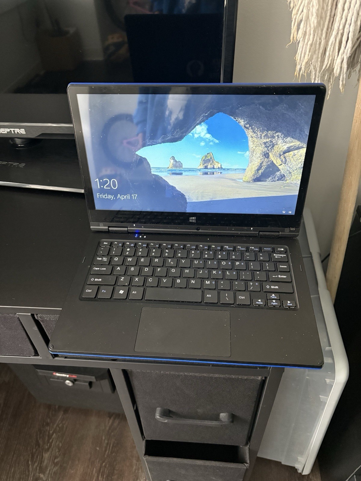 Ematic Notebook Laptop Computer Windows 10 Blue Portable PC