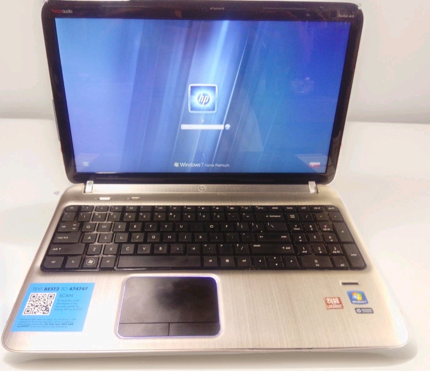 HP Pavilion DV6-6C35DX AMD A8-3520 1.6GHz, 6GB Ram, 600GB HDD, Windows 7