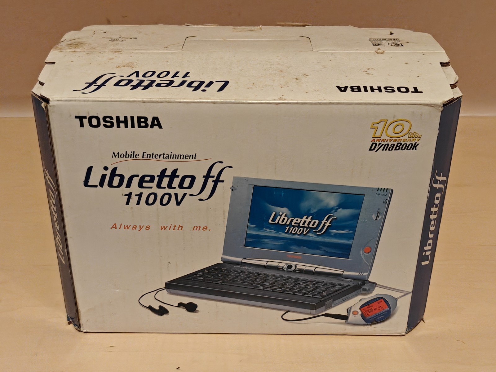 Toshiba Libretto ff1100v P266MHz 64MB, 32GB HD 2X Win98 w/CD-ROM & Lots More IOB