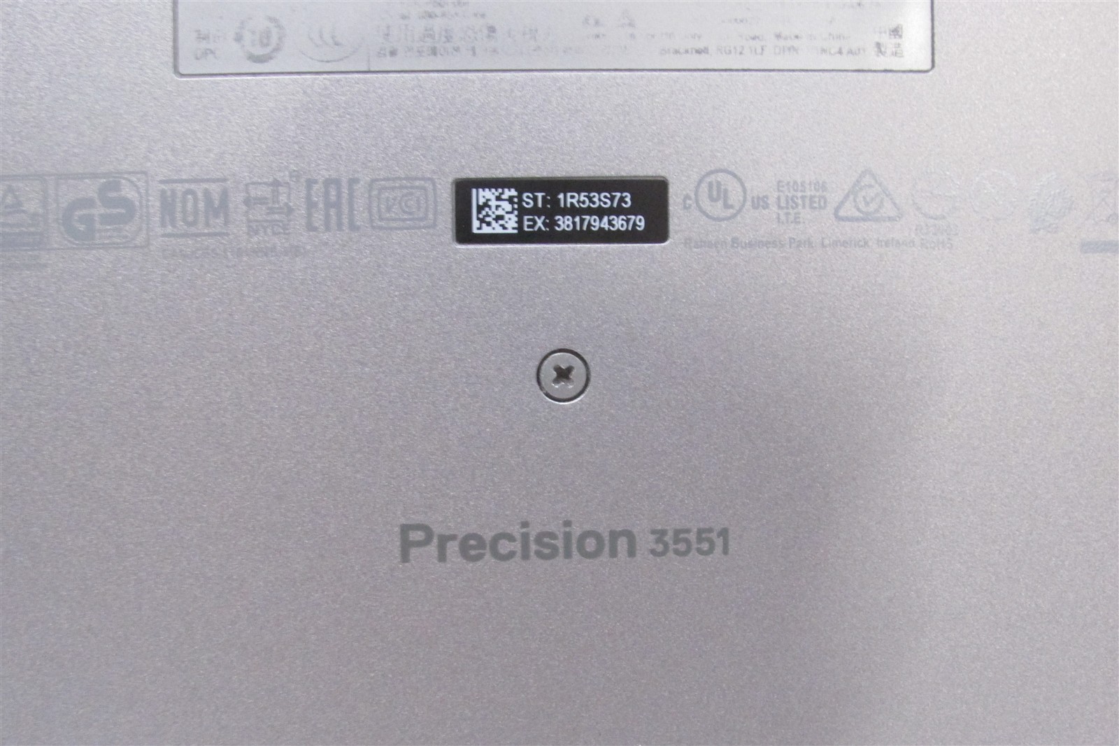 Dell Precision 3551 i5-10300H 2.5GHz 16GB RAM 512GB NVME 15.6″ W11 Pro COSM DMG