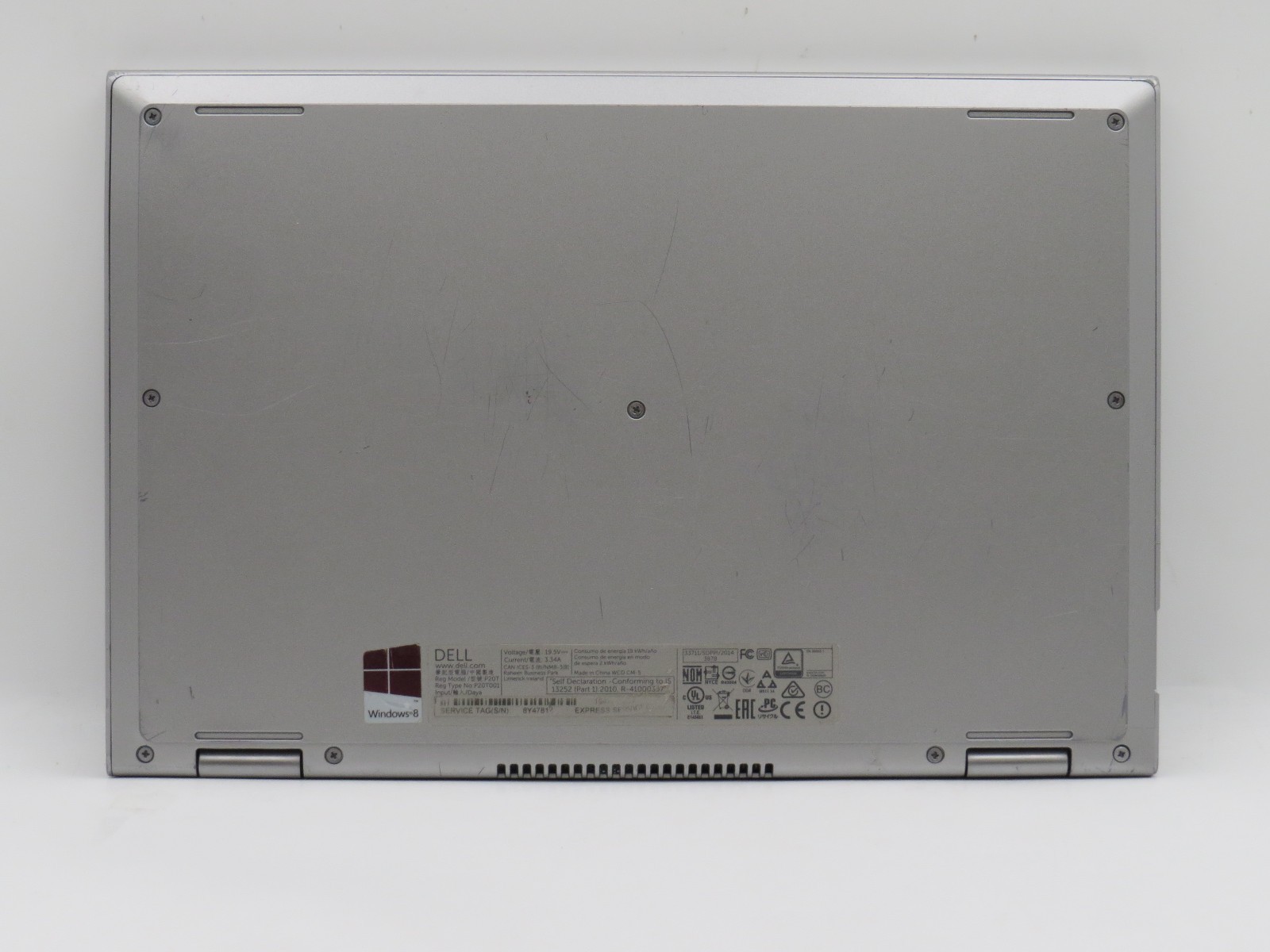 Dell Inspiron 3147 Pentium N3530 @ 2.16GHz 4GB RAM 128GB SSD 11.6 Touch No OS/AC
