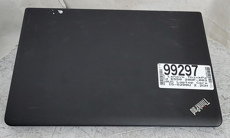 Lenovo ThinkPad E550 20DF-0030US Laptop Core I5-5200U 2.2GHz 8GB 500GB SEE NOTES