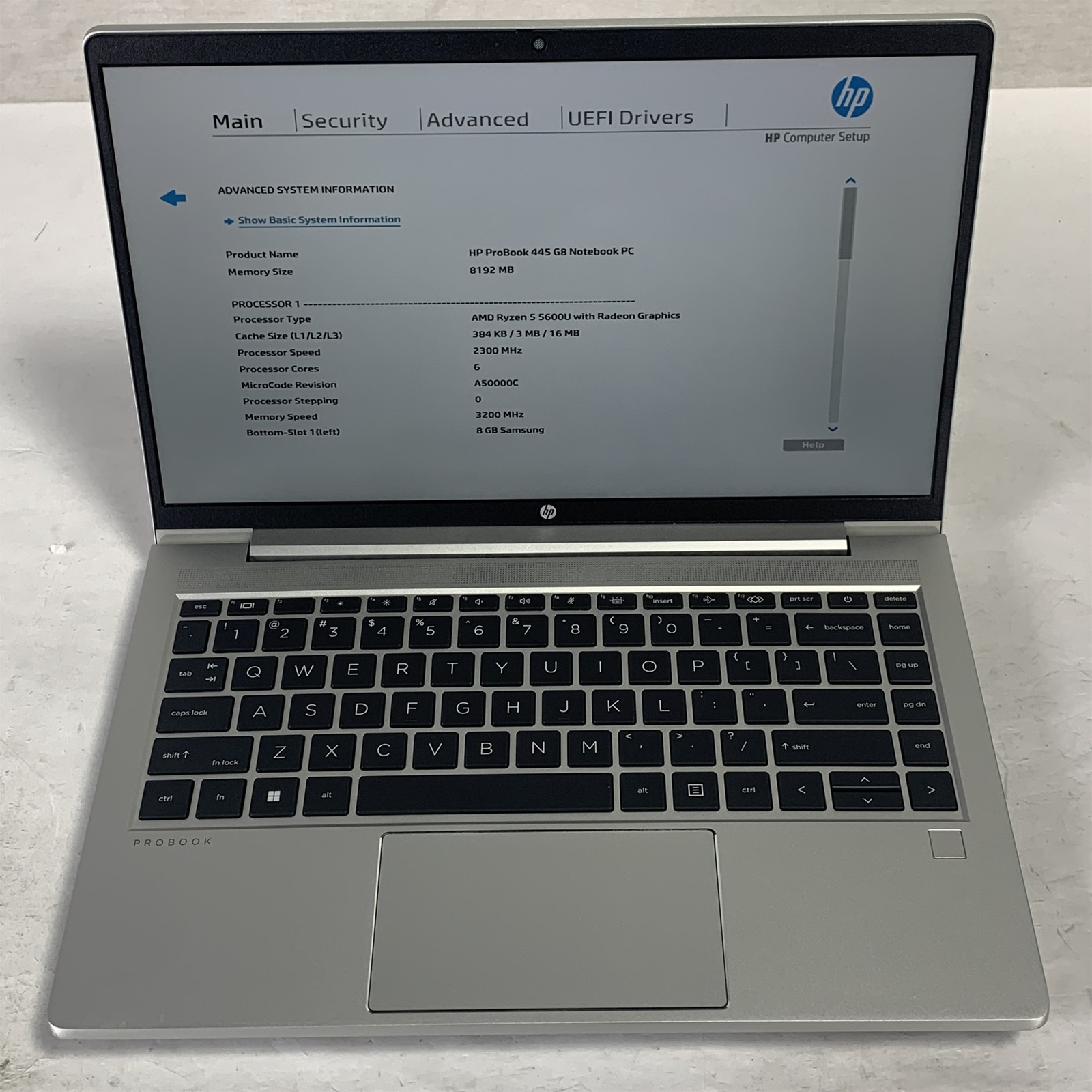 HP ProBook 445 G8 14″ Laptop Ryzen 5 5600U 2.3GHz 8GB – NO DRIVE