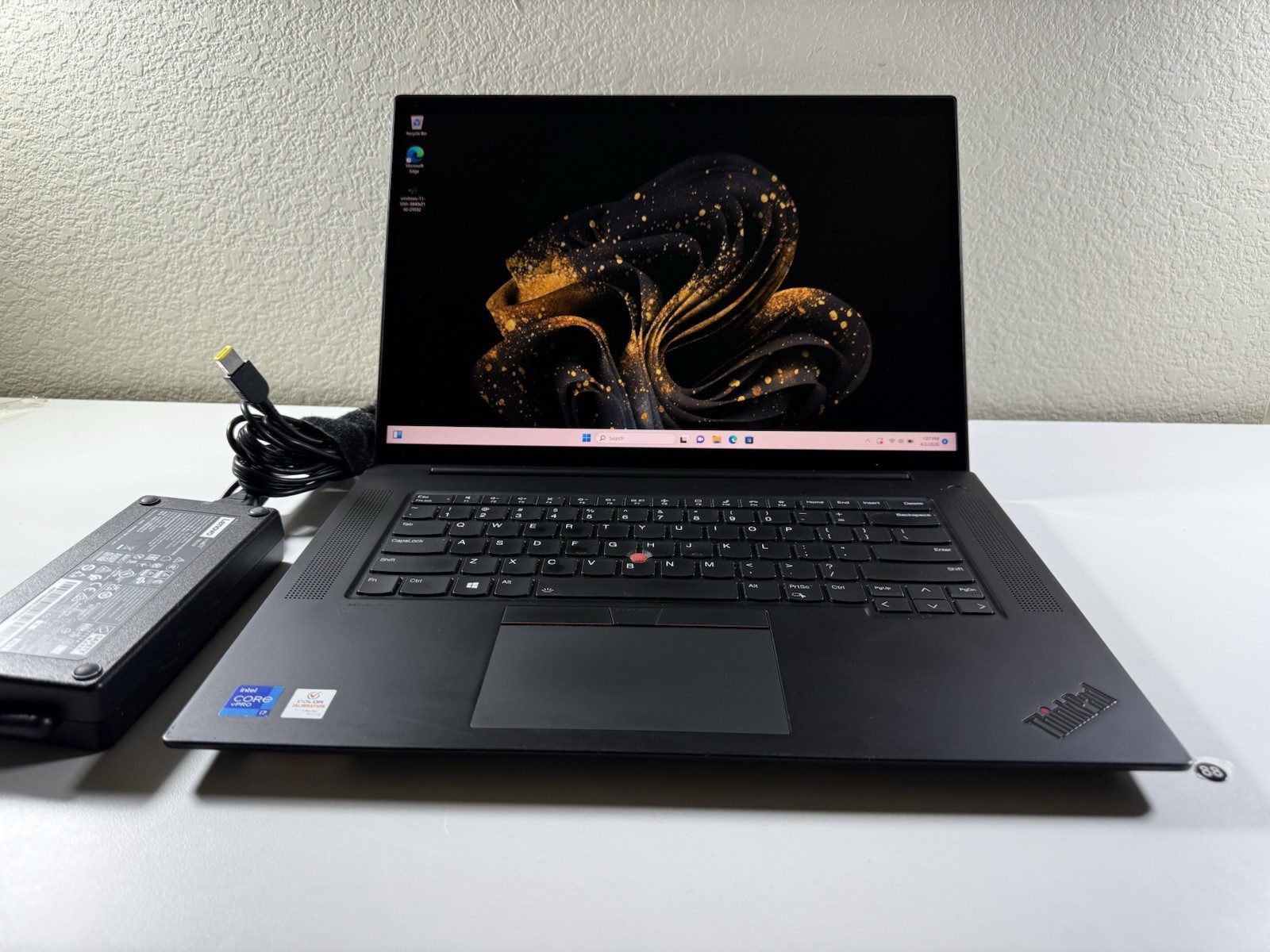 LENOVO THINKPAD P1 Gen 4 TOUCH 4k I7-11850H 512GB 16GB RAM NVIDIA T1200 WIN 11