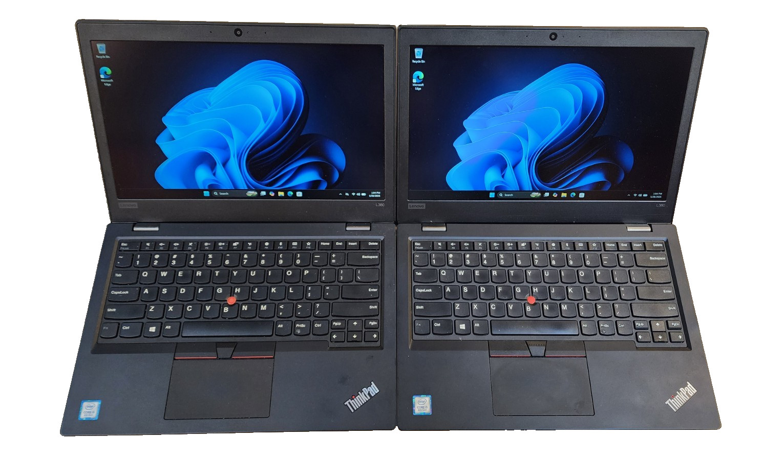 2x LOT FHD TOUCH LENOVO THINKPAD L380 13″ QUAD-CORE i5-8250U 8GB RAM 128GB SSD