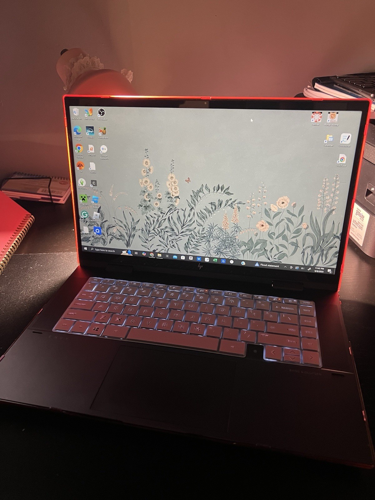 HP ENVY x360 15.6” 2-in-1 Touchscreen (Ryzen, Touch ID) w/ Chic Pink Accessories