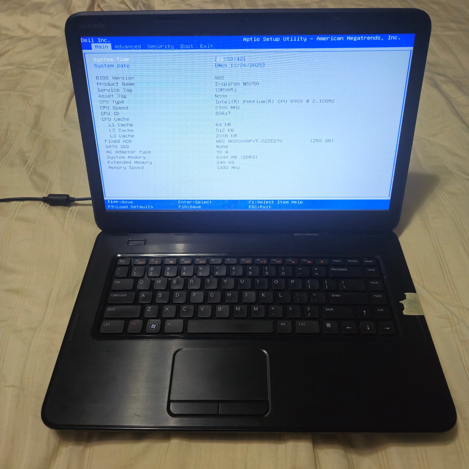 Dell Inspiron 15 (N5050) 15.6in. Laptop (No Battery/Charger Included)