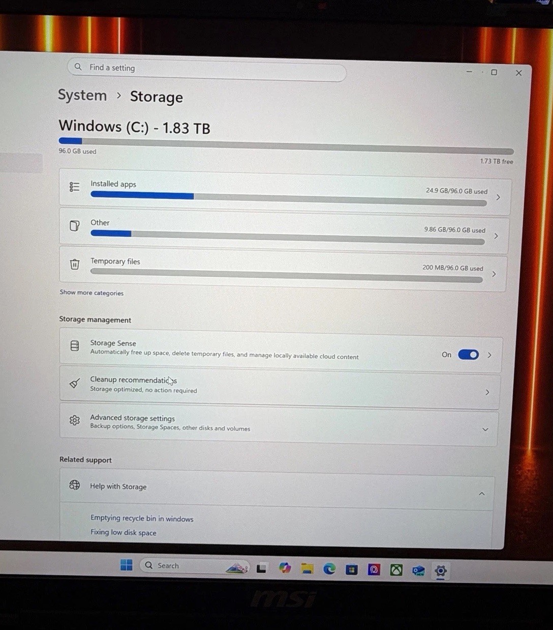 MSI Raider 18” HX AI A2XW Gaming Laptop Ultra 9 64GB RAM 2TB SSD *Minor Dent*
