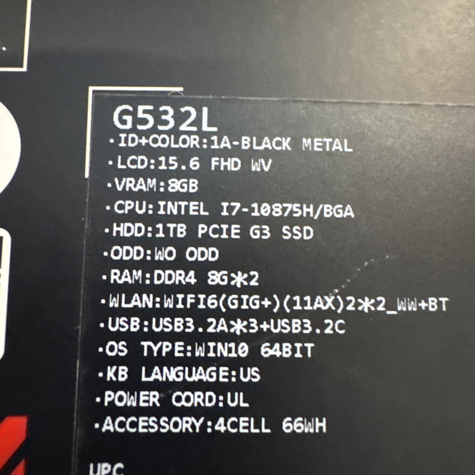 ASUS ROG Strix SCAR 15 15.6″ (1TB SSD, Intel Core i7 10th Gen., 2.3 GHz,…