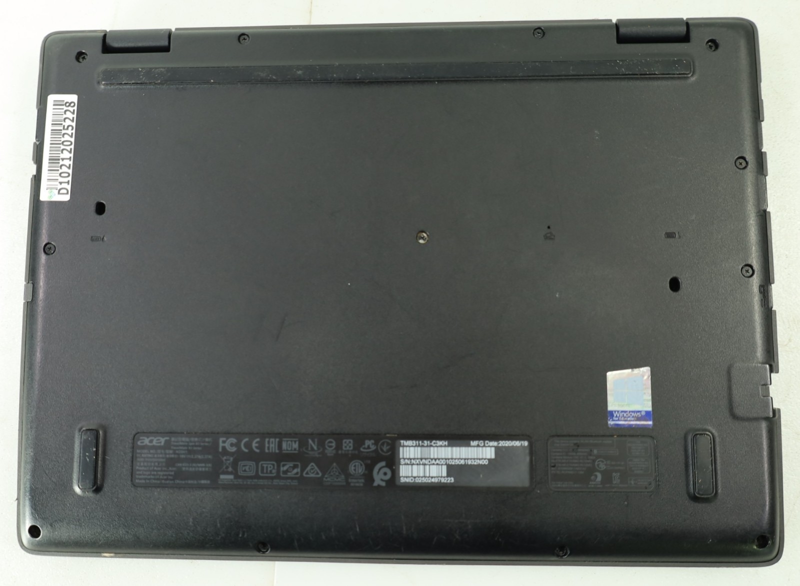 Acer TRAVELMATE B311-31 11.6″ Intel Celeron N4120 4GB 128GB eMMC No COA OS