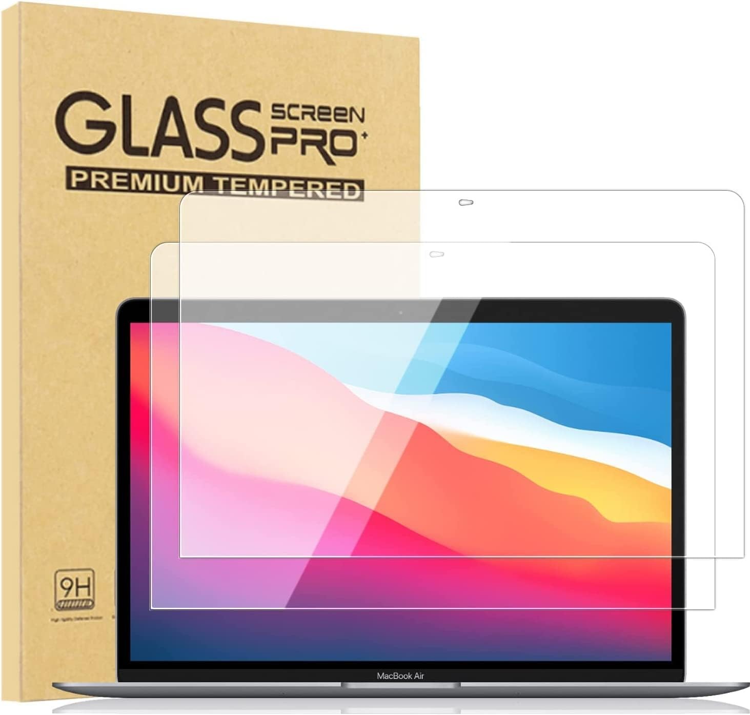 Ultra Thin Anti-Scratch Screen Protector for MacBook Pro 13.3 Inch 2020 – 2 Pack