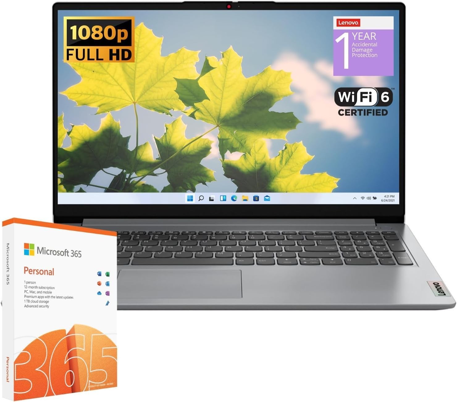 Lenovo IdeaPad 1 Student Laptop, Intel Dual Core Processor, 20GB RAM, 1TB…