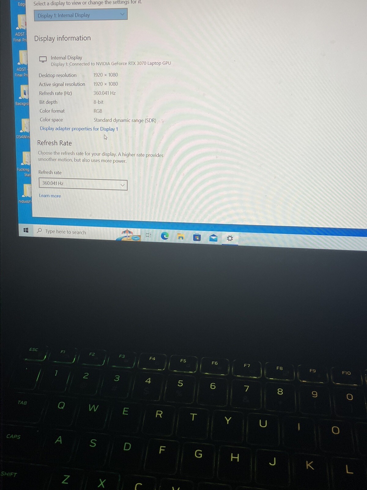 Alienware M15 R5 Laptop 15.6″ Ryzen 9 5900HX 360Hz 3070 GPU Dark Side O The Moon