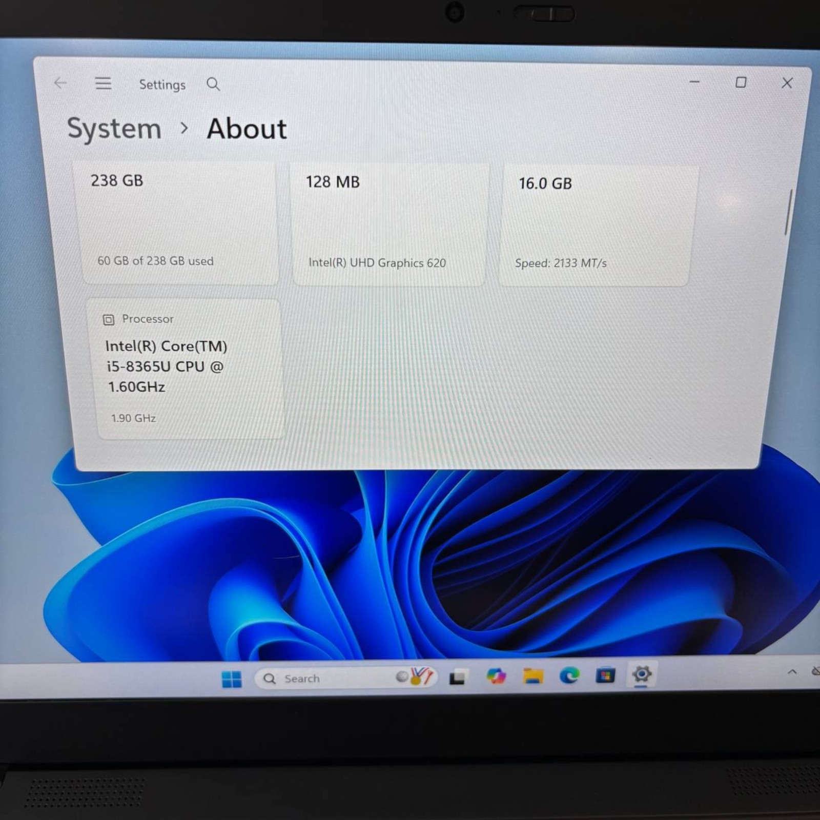 Lenovo X1 Carbon Gen 7th, I5 8th Gen, 1.6GHz, 16GB Ram, 256GB NVMe #97