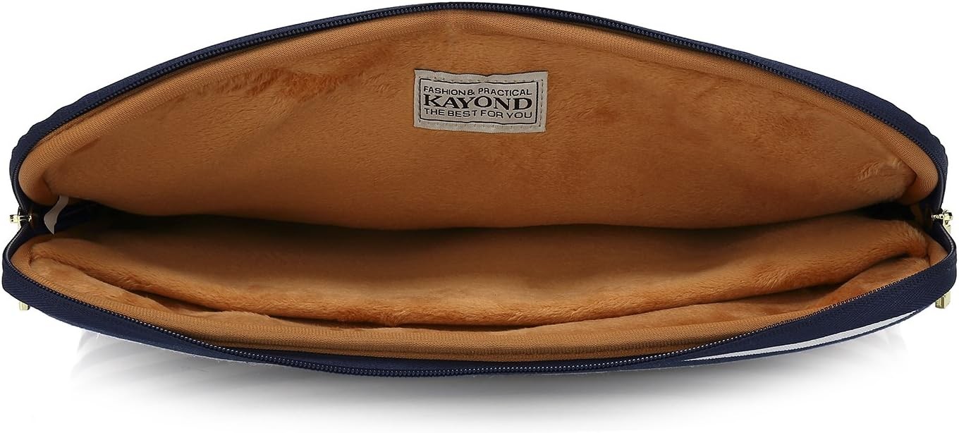 Canvas Water-Resistant 11 inch Laptop Sleeve with Pocket for MacBook air 11