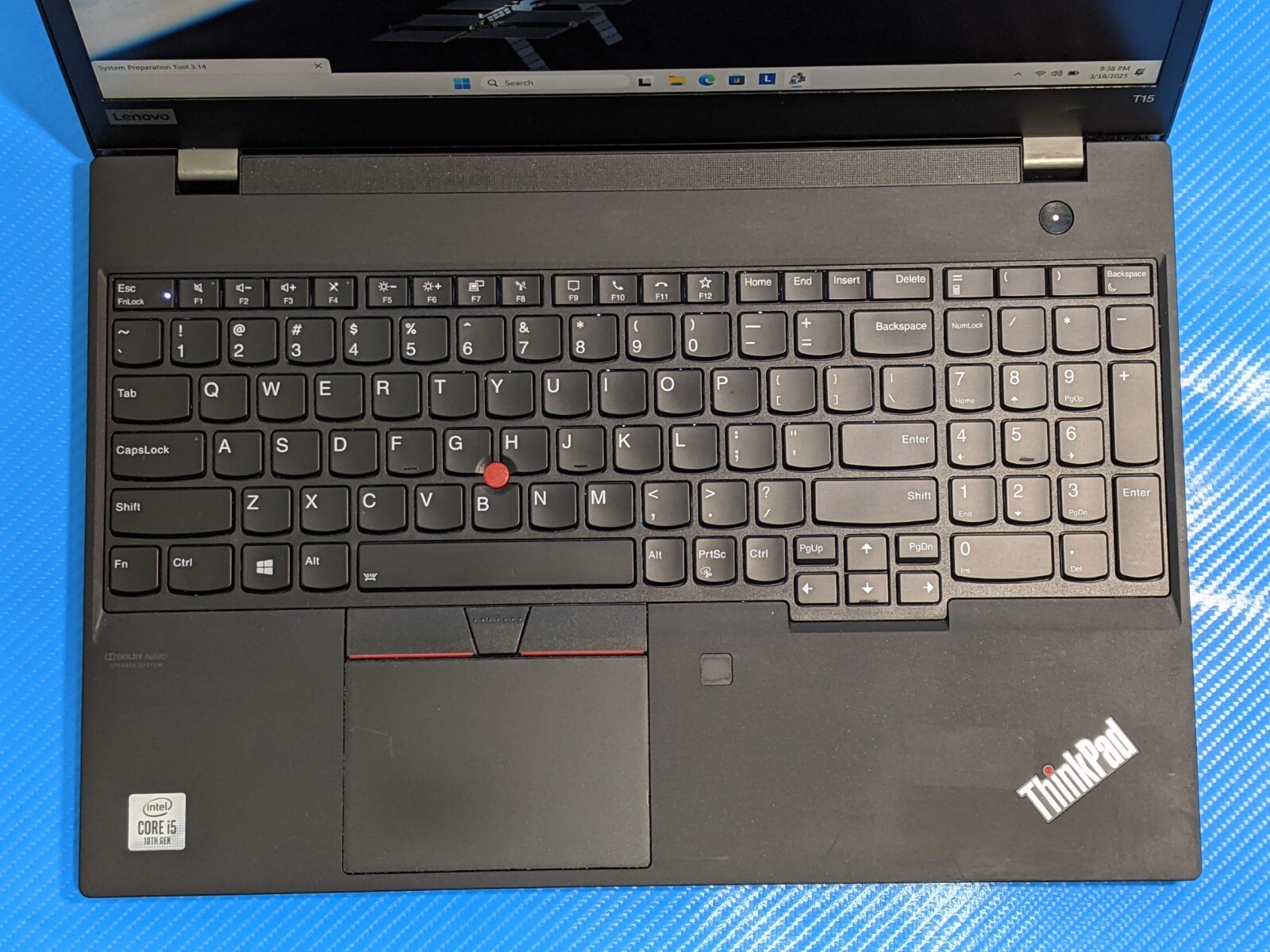 Lenovo ThinkPad T15 Gen1 15.6″FHD core i5-10210U 1.6GHZ 8GB 256GB Win11Pro +PwAd