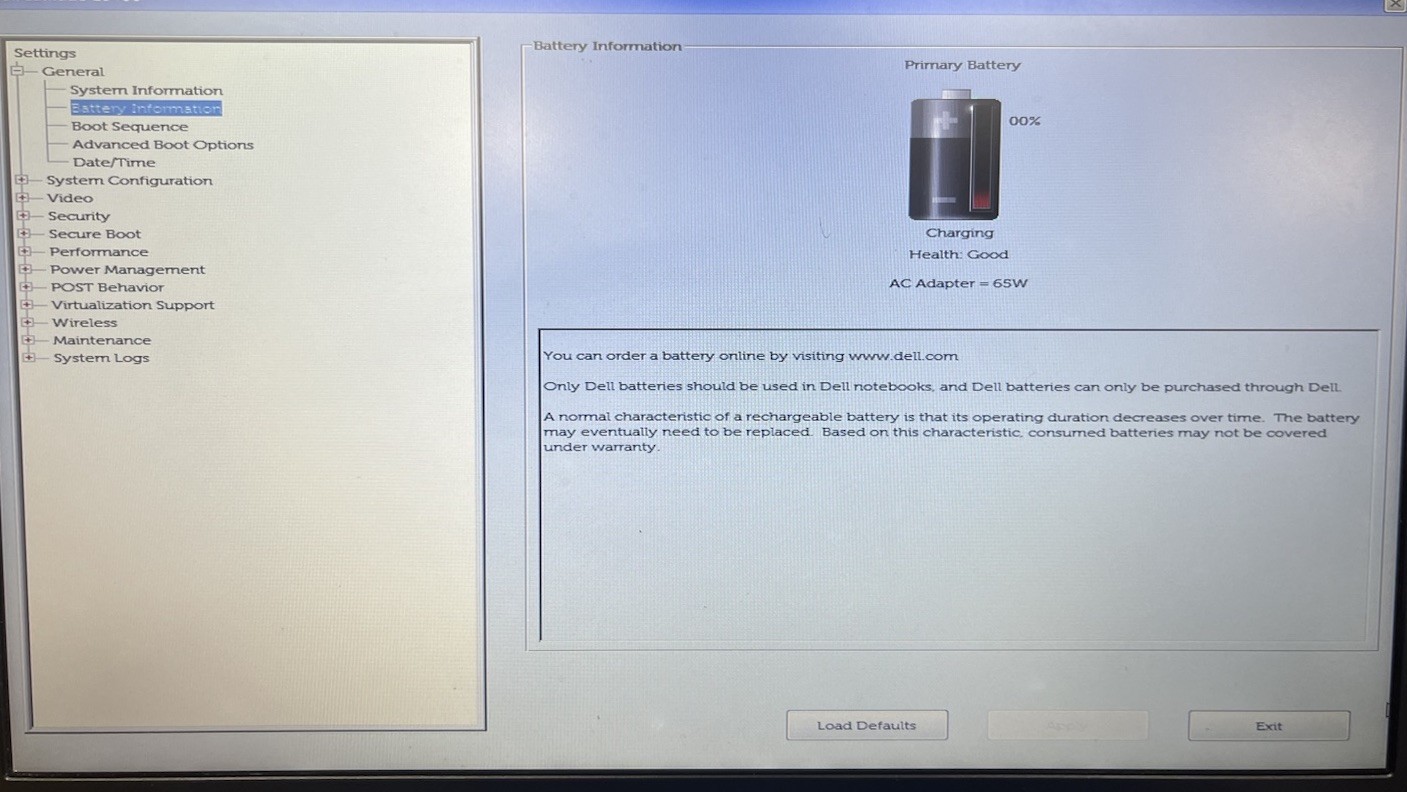 Dell Latitude E5450, Intel i5-5300 @2.30GHz, 4GB RAM, NO SSD, Boots to BIOS