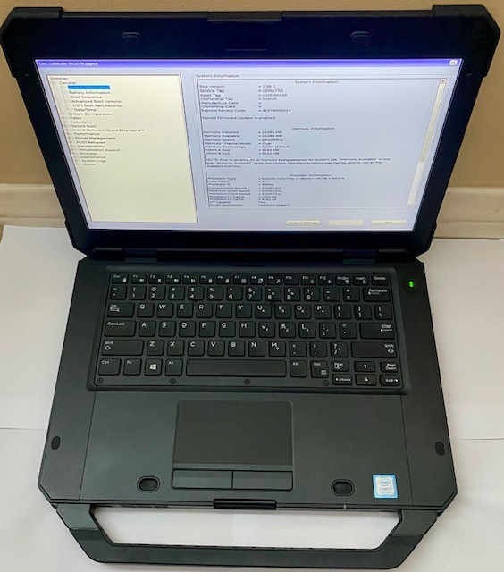 Dell Latitude 5420 Rugged 14″ i7-8650U 16GB RAM 512GB SSD Radeon RX-540