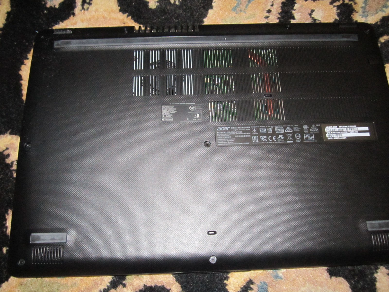 18″ DELL INSPIRON LAPTOP COMPUTER & 17″ DELL LAPTOP & 16″ ACER LAPTOP & CHARGERS