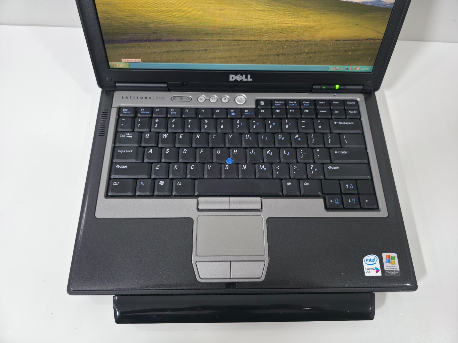 Dell D620 Laptop 2.33ghz 1gb Windows XP Pro WIFI DVD 500GB very fast! RS232 REad