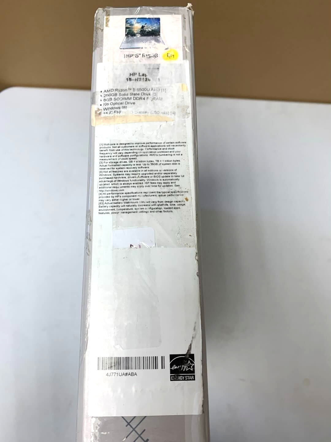 HP 15.6″ FHD Laptop, AMD R5-5500U, 8GB RAM, 256GB SSD, 15-ef2126wm 25-70