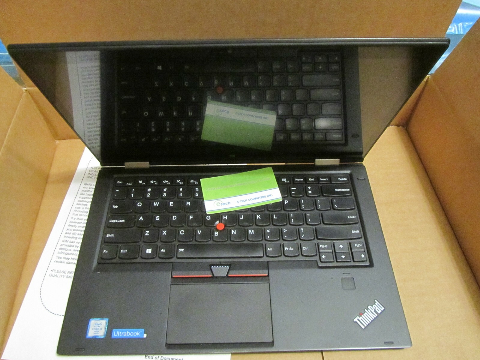 ThinkPad X1 Yoga i5-6300U 8GB RAM 512GB SSD, 14″ WQHD 2560×1440 Touch Screen pen