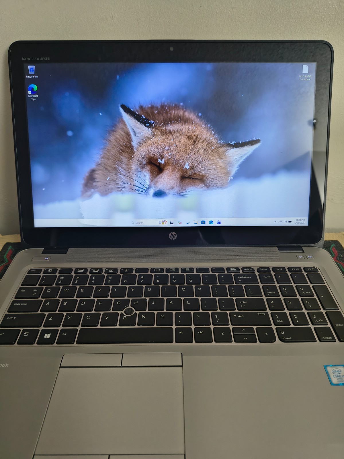 HP 15.6″ Elitebook G3 Core i5VPRO@2.4GHz 256GB NVMe SSD+1TB HDD Windows 11 Pro